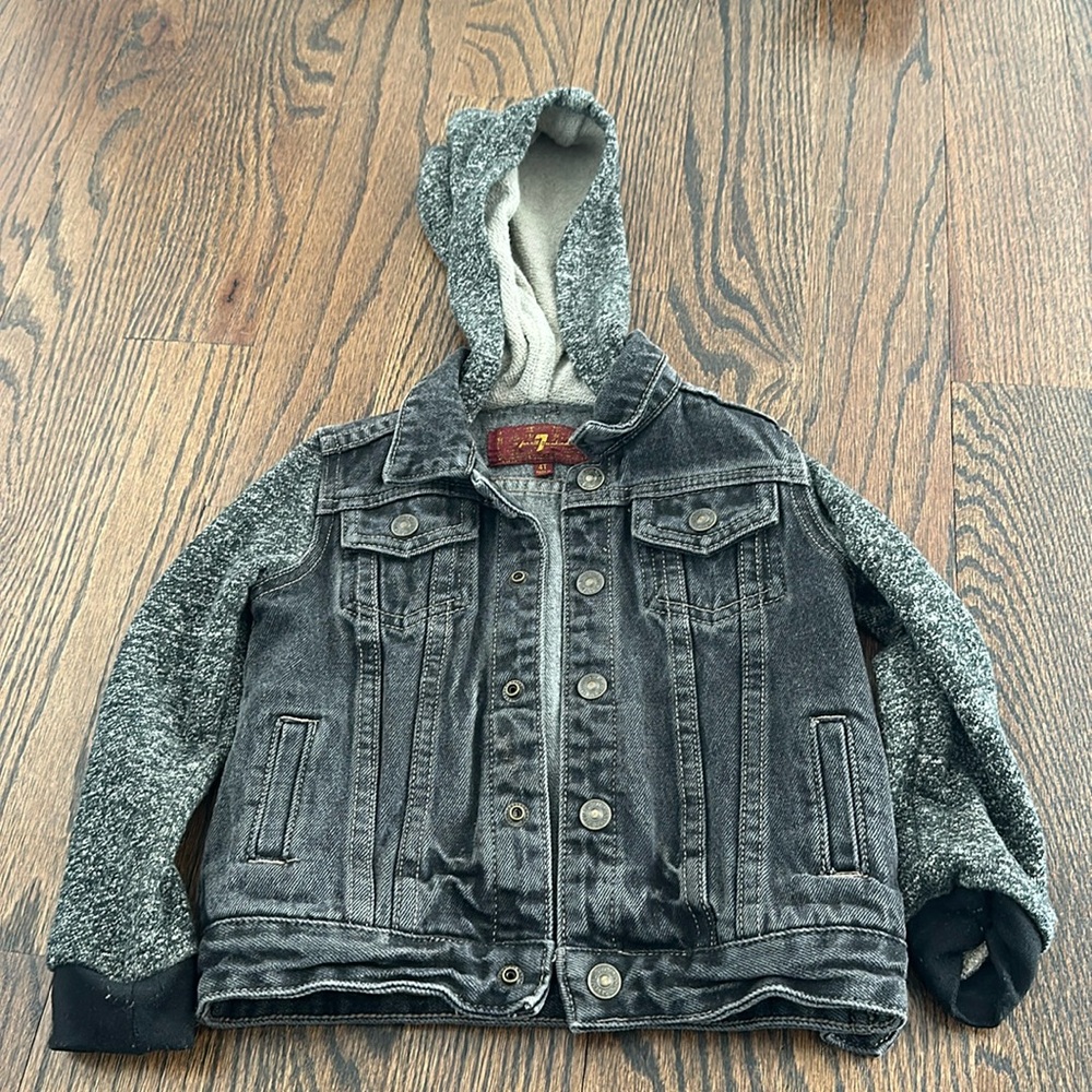 7 for all mankind jean jacket - 4t